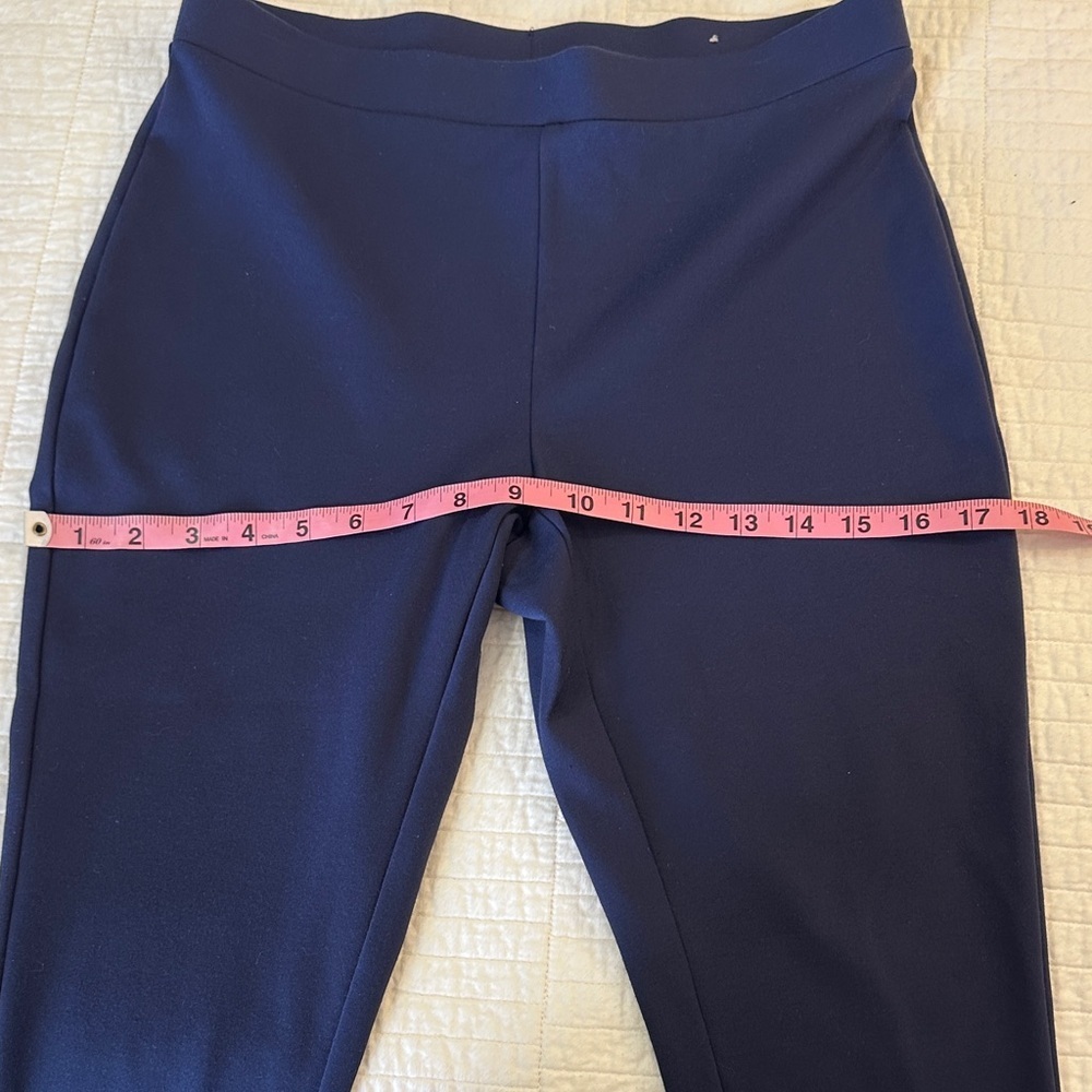 Chico’s 0 Regular Navy Blue Dressy Legging NWOT Soft Stretch - Picture 6 of 7